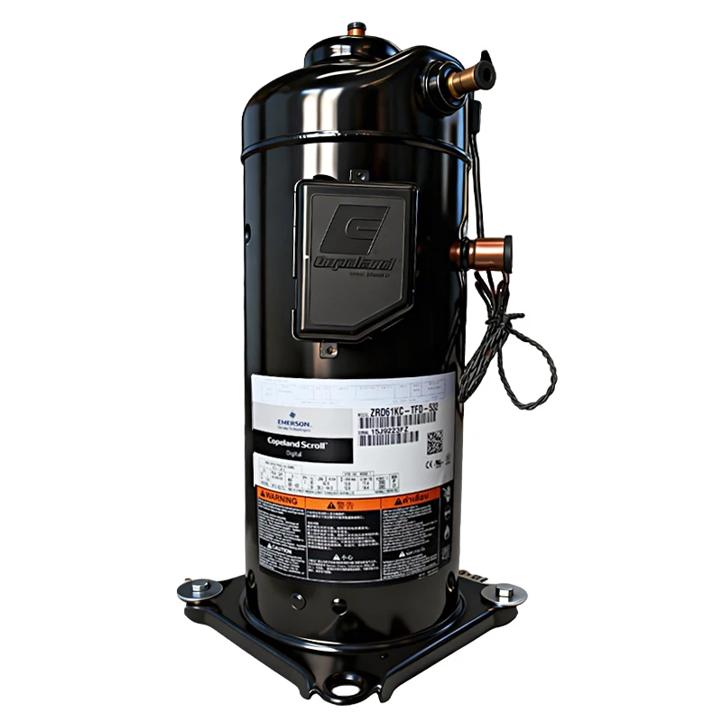 Digital scroll compressors for light commercial air conditioning and heat pump applications