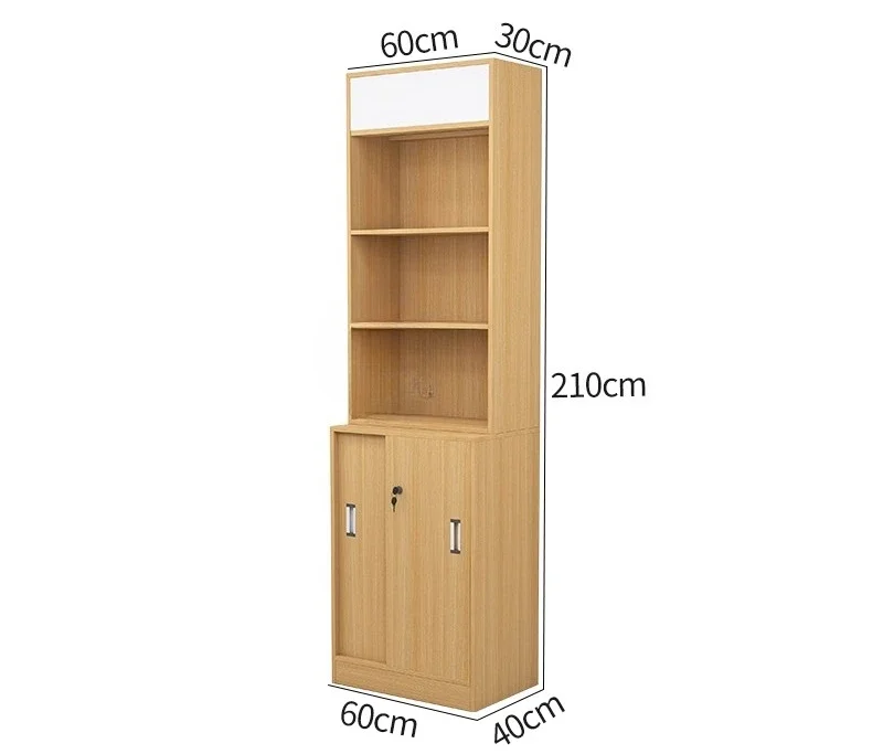 Solid Wood Cabinet Versatile Use No Assembly Required Thickened Panel Solid Construction Non-Slip Feet Multi-Purpose Use