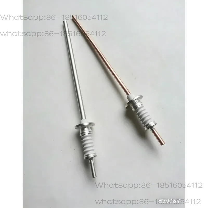 Ultra-high Vacuum KF16 Electrode Brazing High Voltage Insulating Seal Through Ceramic Lead Feedthrough