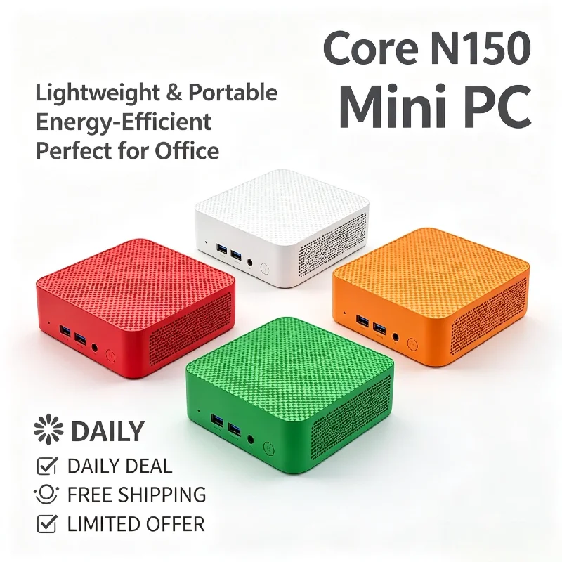 インテル-n150-ミニコンピューター-16gb-ddr4-1tb-m2-nvme-ssd-トリプル4k-wifi6-bt52-静音冷却-オフィス-ホーム-2026-pro-max