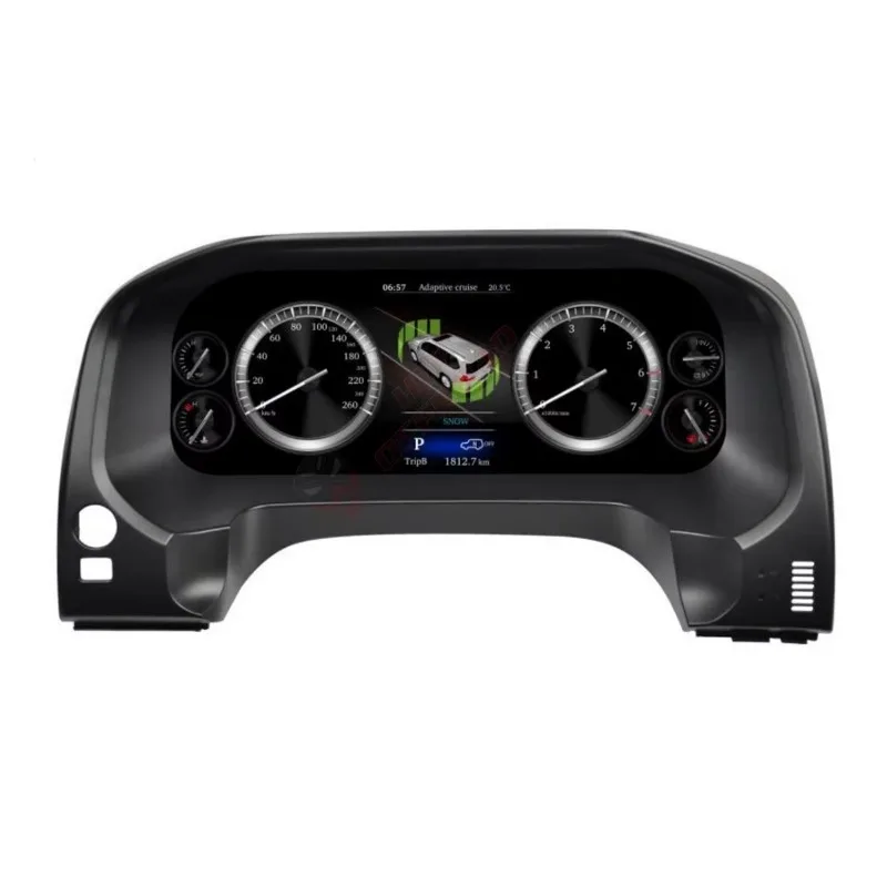 12.3'' Car LCD Cluster 4+64G Display For Toyota Prado 2010-2021 Speedometer Cockpit Digital Dashboard Instrument HD Screen