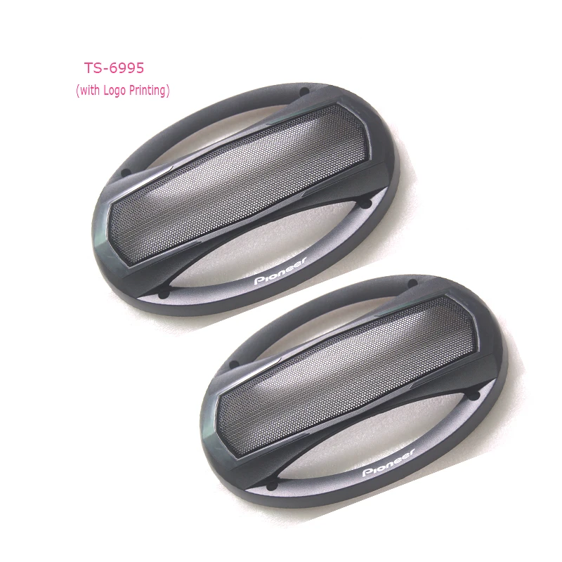 2pcs /Lot 6x9 inch Quality Car Speaker Cover Grill ABS Audio Gasket Bracket Metal Replacement for Pioneer Louderspeaker