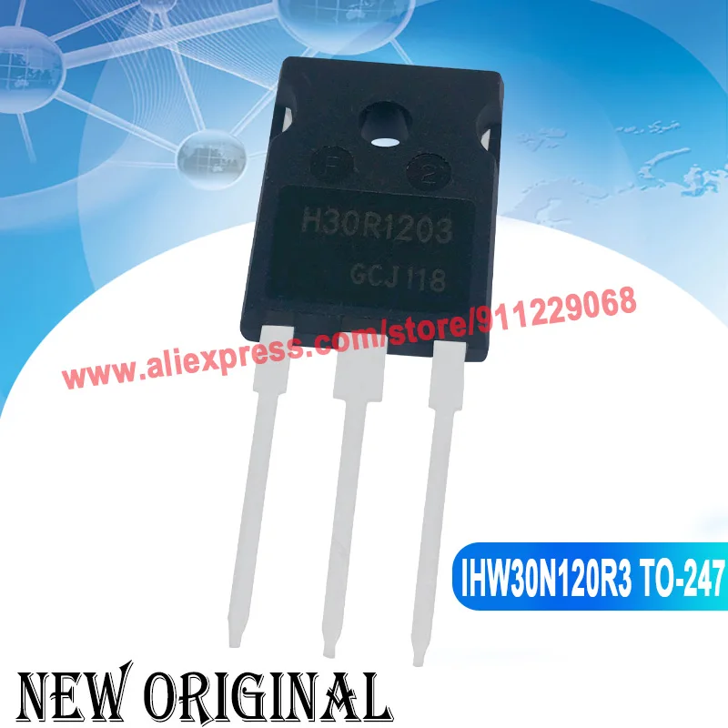 (5 Pieces) H30R1602 IHW30N160R2 H30R1203 IHW30N120R3 H30R1202 IHW30N120R2 H30R1103 IHW30N110R3 H30R1353 IHW30N135R3 TO-247 