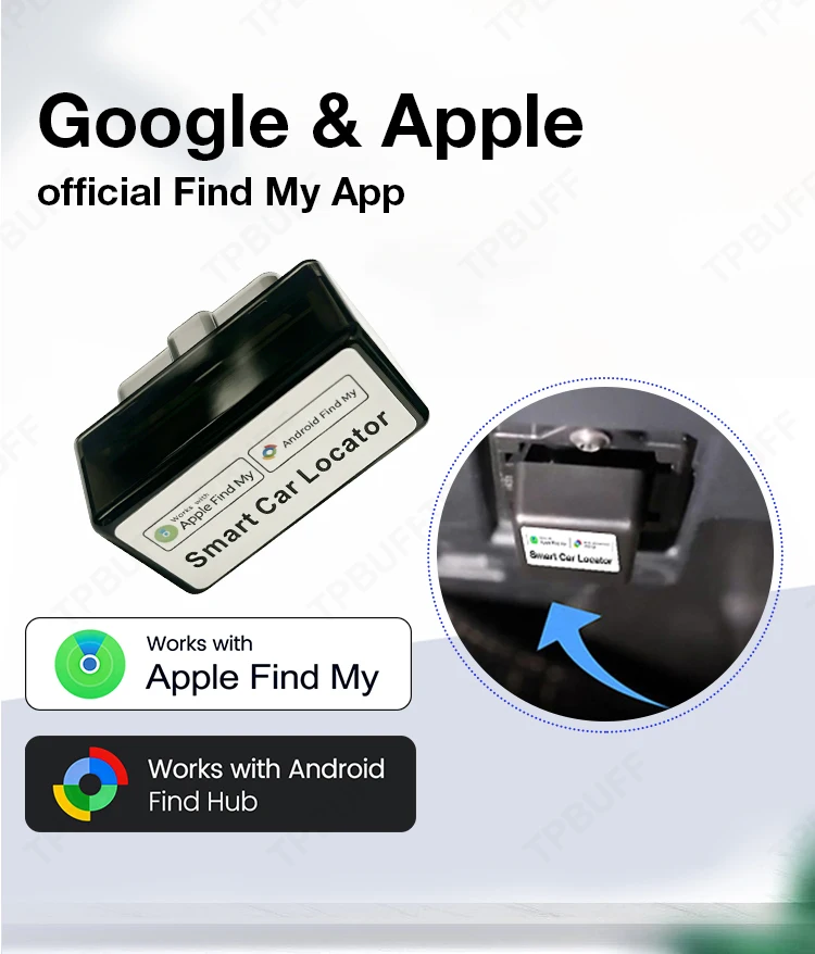 Dual-System Android IOS Google Find My Car OBD für iPhone Kompatibel mit allen Auto-OBD-Ortungsgeräten Überwachungs-Tracker Fahrzeug – Detail 3