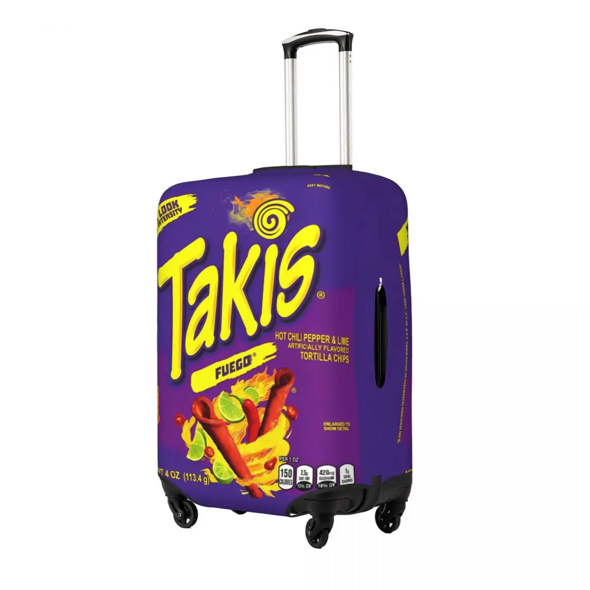 Takis Chili Suitcase Cover Mexican Tortilla Chips Business Protection Holiday Useful Luggage Accesories