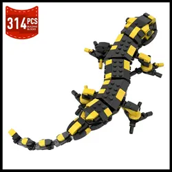 MOC Animal Fire Salamander Model Building Blocks MOC-97315 Ideas Sets Aldult Assembly Monster Bricks Toys Xmas Gifts