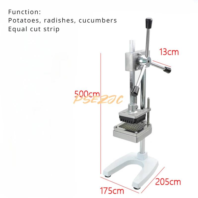 Household and Commercial Aluminum Alloy Vertical Potato Slicer for Cutting Cucumbers Radishes and Lettuce