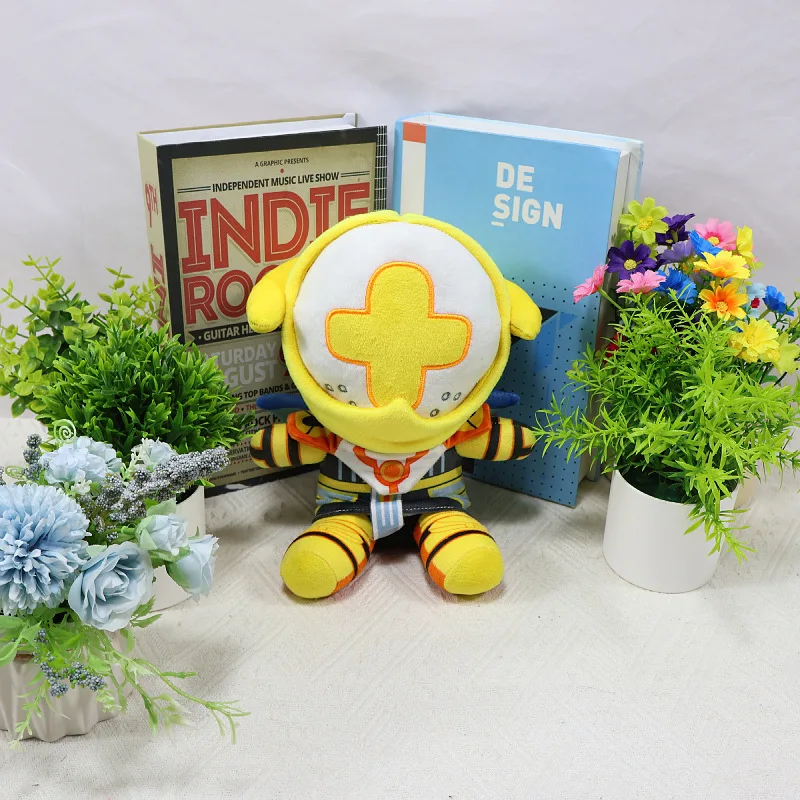 Cartoon Ultrakill Game Plush Doll Toy Cute Ultrakills Cross Face Sitting Robot Peripheral Warrior Doll Gift Cute For Kid Gifts