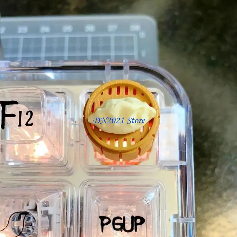 

F3KE Lovely Mechanical Keyboards Keycap Delicious Stuffed Bun Dumpling Keycap