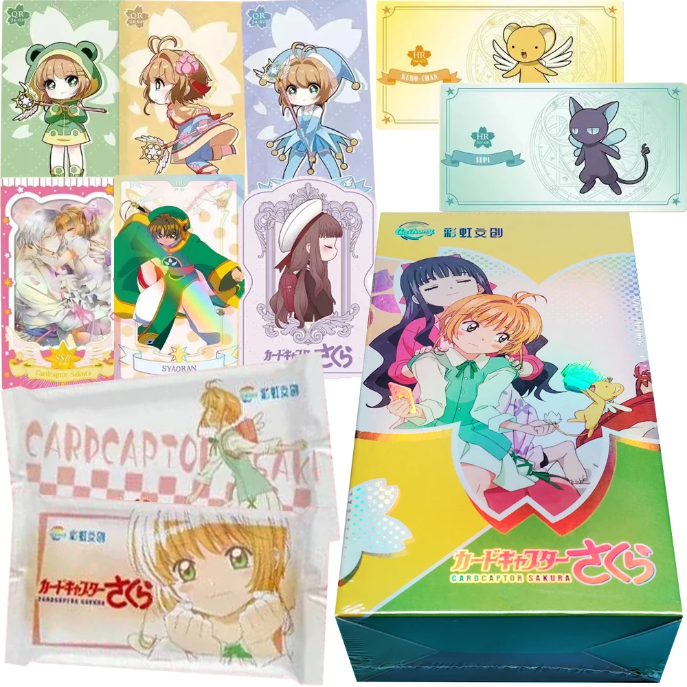 

Коллекционные карточки Cardcaptor Sakura для детей: изысканные персонажи SSR, PR, QR, высококачественные периферийные карты, увлекательный и креативный подарок
