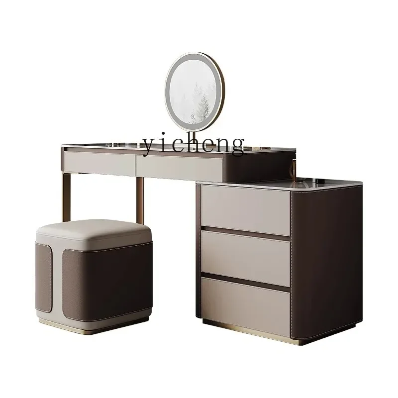 AA High-end bedside cabinet, chest cabinet integrated solid wood light luxury makeup table, high-end storage cabinet,