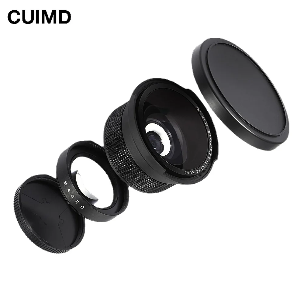 

RYH 58mm 0.35X Fish Eye Super Wide Angle Fisheye Lens for Canon Nikon Sony DSLR