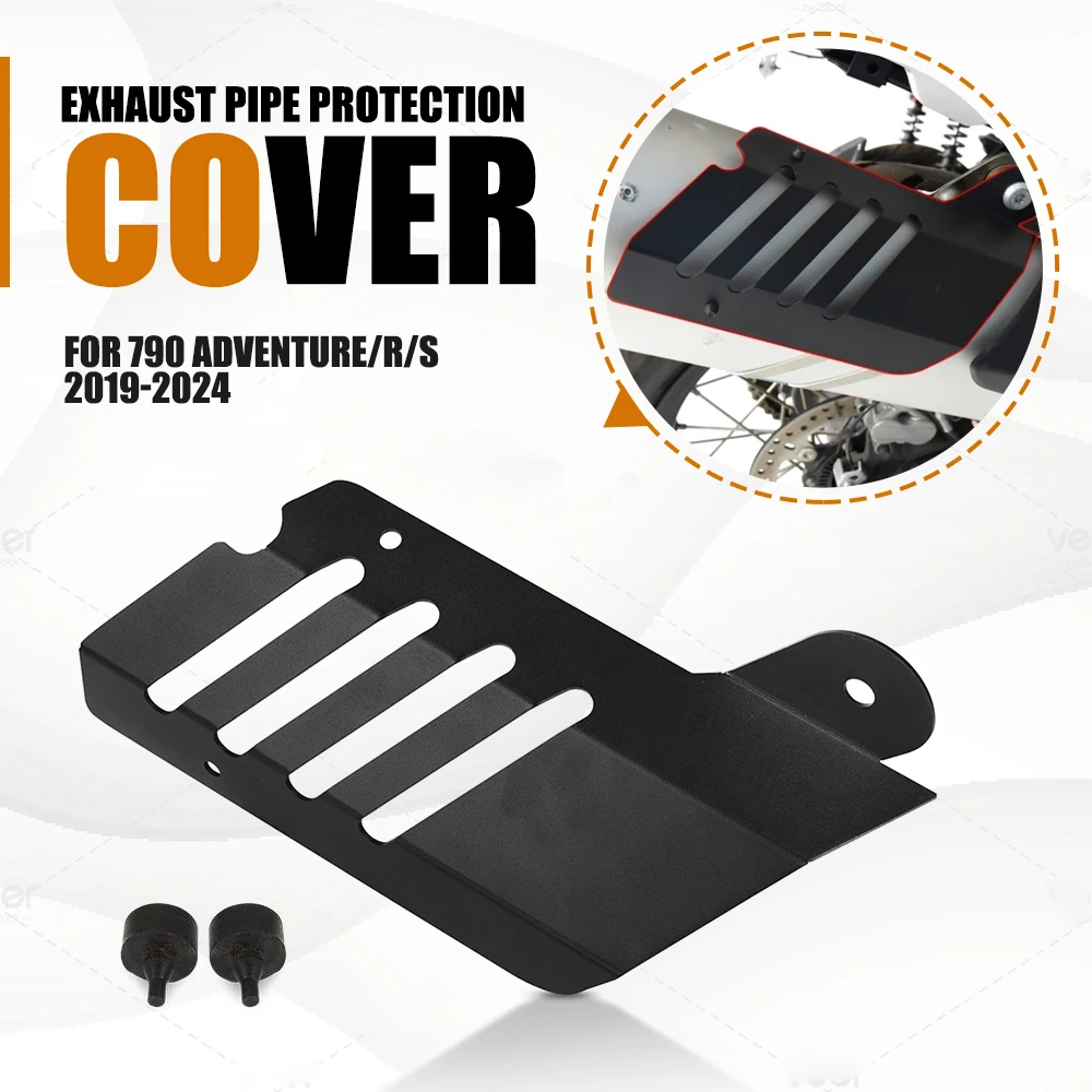 

Защитный чехол для выхлопной трубы мотоцикла, глушитель, защита выхлопной трубы для 790 Adventure/R/S ADVENTURE 790 2019-2024