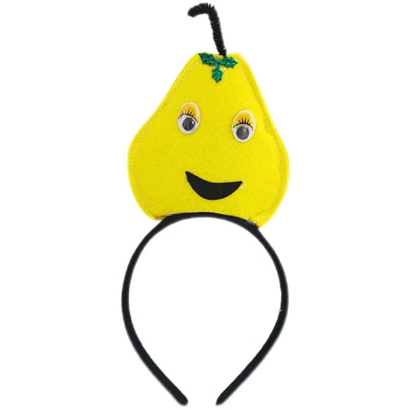 Cute Cartoon Apple Banana Grape Pumpkin Headband Carnival Party Fruit And Vegetable Headband Cosplay Performance Props