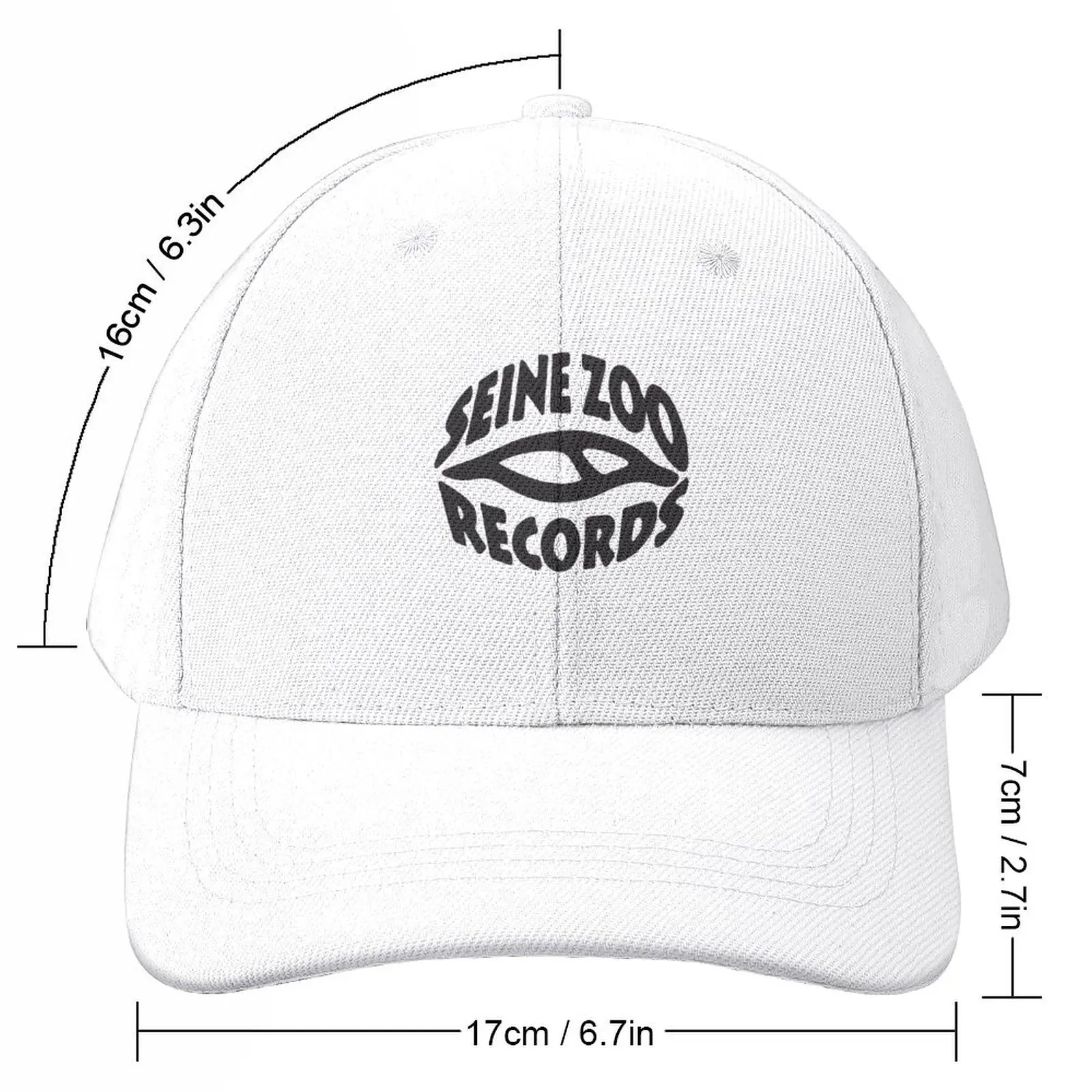 seine zoo records logo nekfeu Baseball Cap Trucker Hat Luxury Brand For Men Women's