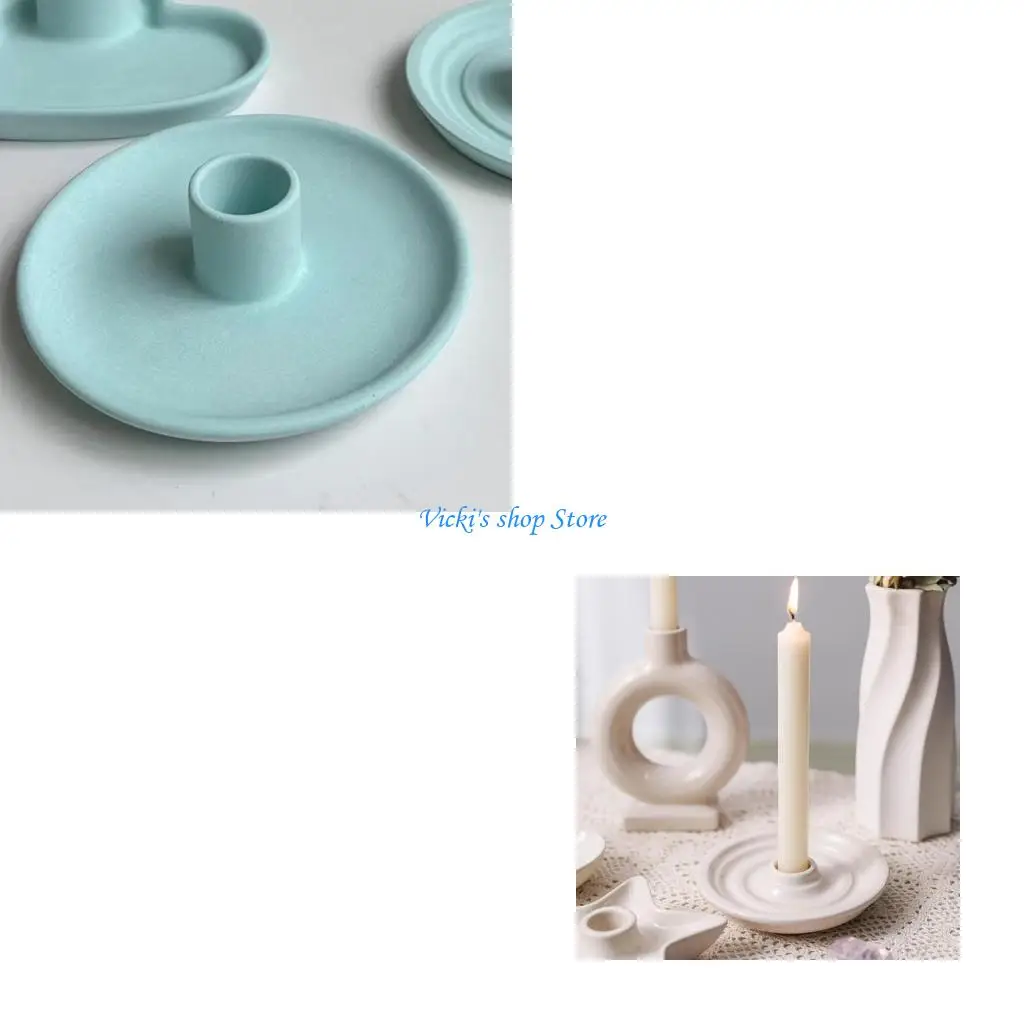 Tealight شمعة حامل قالب صندوق تخزين المجوهرات قوالب زهرة وعاء الراتنج القالب #1