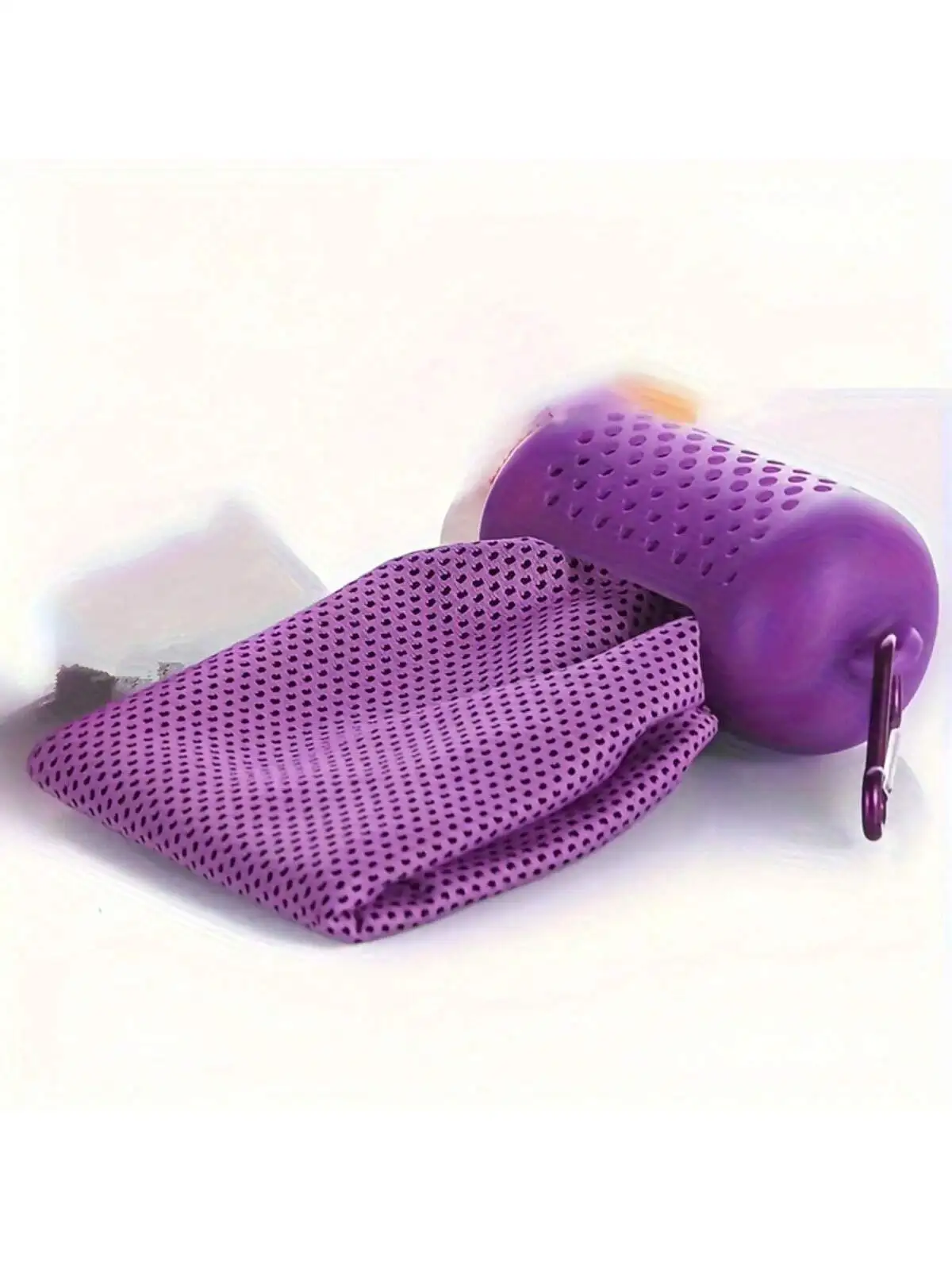 1pc toalha de fitness de resfriamento para exercício e yoga, toalha fresca de gelo de verão com caso portátil, perfeita para ginásio acampamento esportes