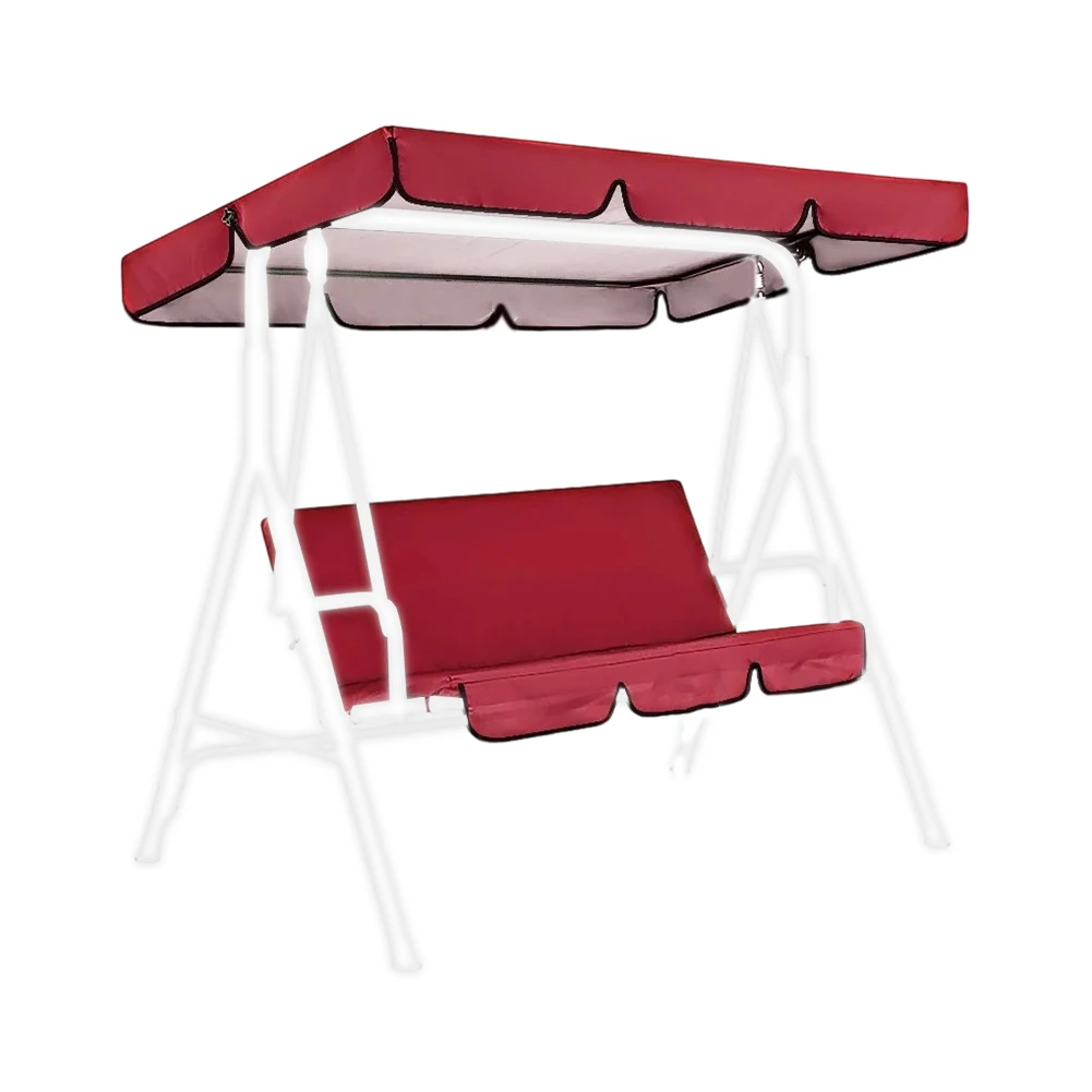 UV Resistant Canopy Garden Canopy Set Protective Solution Stylish Design 190T Coated Polyester Stylish Garden Swing Canopy Cover