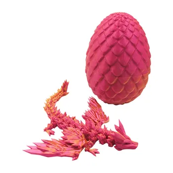 달걀이 달린 미스터리 드래곤, 달걀이 달린 3D 인쇄 드래곤, 완전 관절형 유연한 드래곤, 3D 인쇄 선물 장난감