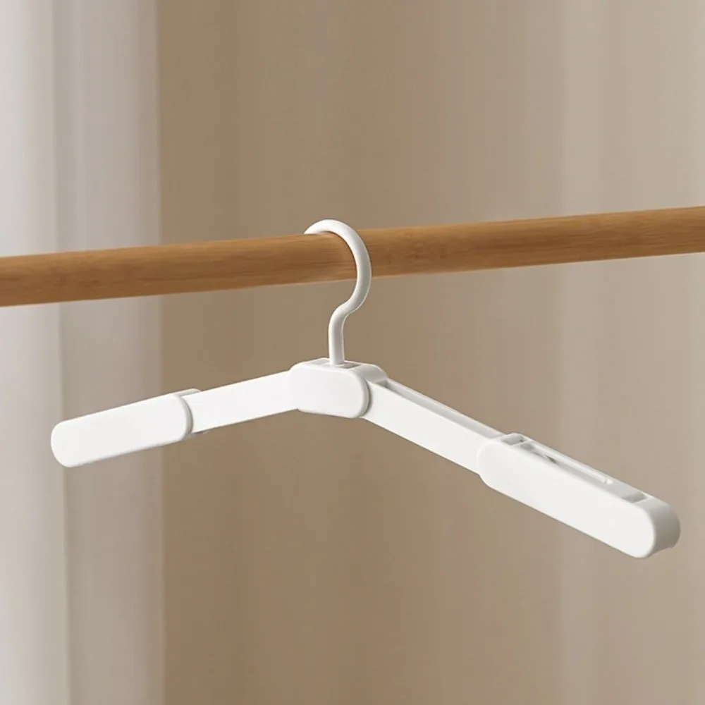

Durable Mini Size Foldable Clothes Hanger Expanded Non-Slip Travel Hangers Portable Space Saving Pant Clips Travel