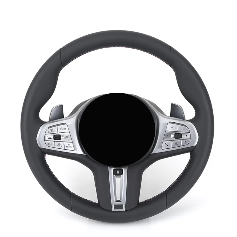 With Heated Button Original Full Leather M Sport Steering Wheel for G11 G12 G20 G30 M2 G87 M3 G80 M4 G42 G82 M5 F90 G05 F95