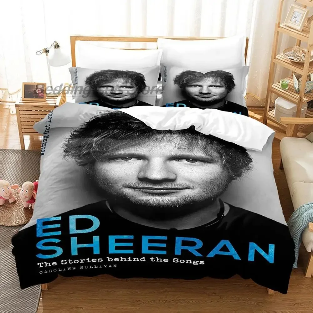 

2014 Ed Sheeran Bedding Set Single Twin Full Queen King Size Bed Set Teenager Bedroom Duvetcover Sets 3D Print 2022 Hip Hop cama