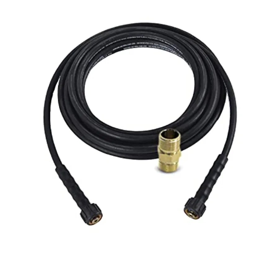 

Cleaning 41182 Santoprene Series Pressure Washer Hose Cold Water Use 1/4 Inch Inner Diameter 25 Feet Black