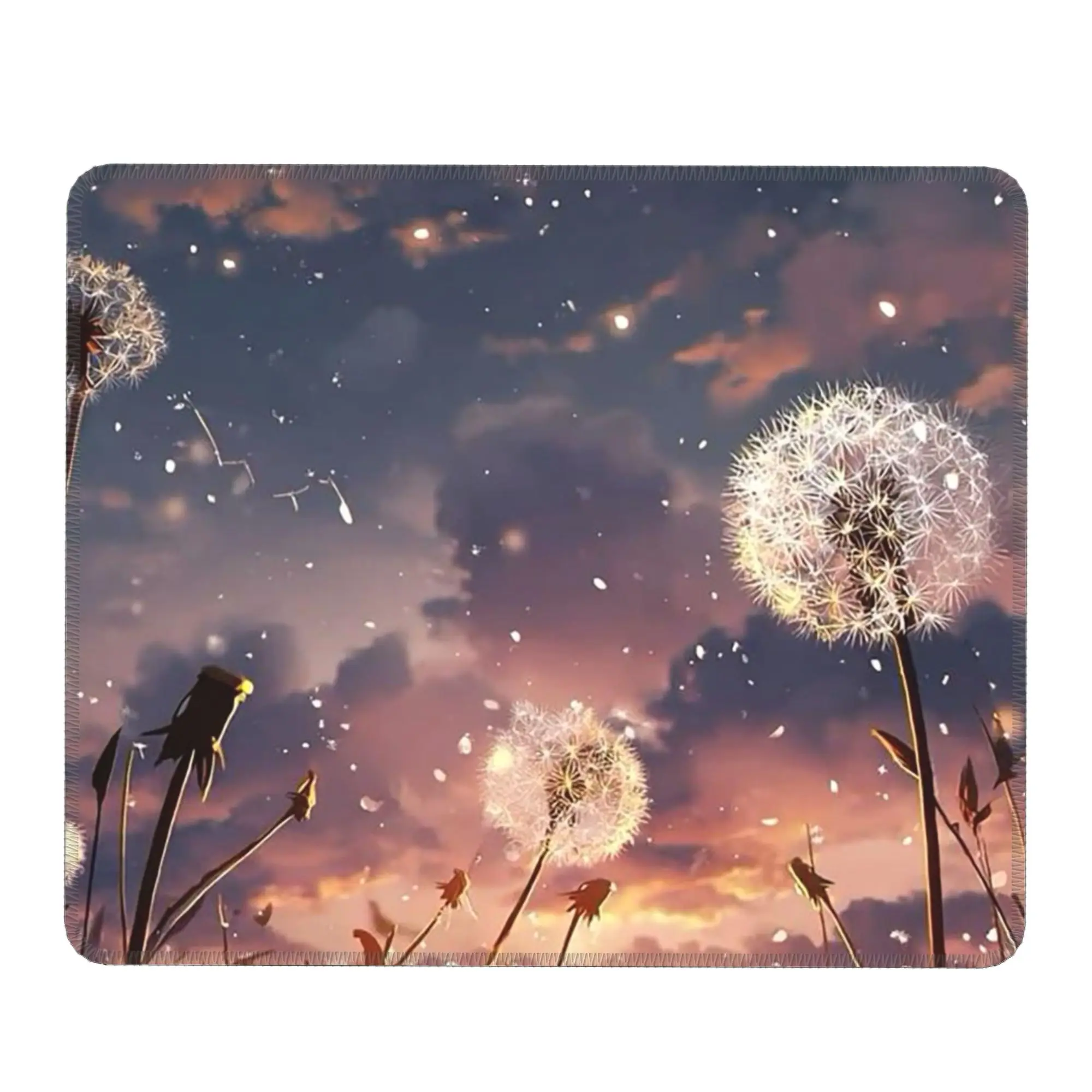Beautiful Dandelion Night Sky Mouse Pad Computer Keyboard Mouse Mat Gamer PC Laptop Desk Mat Office Table Mats