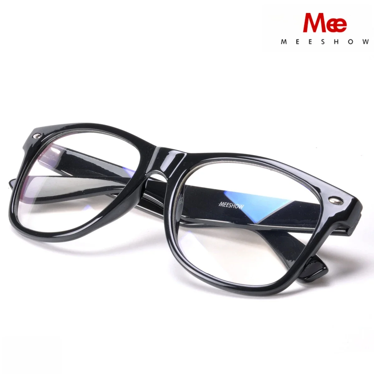 MEESHOW Classic Blue Light Blocking Glasses  Men Women Square Computer Reading Eyewear Anti-Blue Light Gaming Glasses 1005