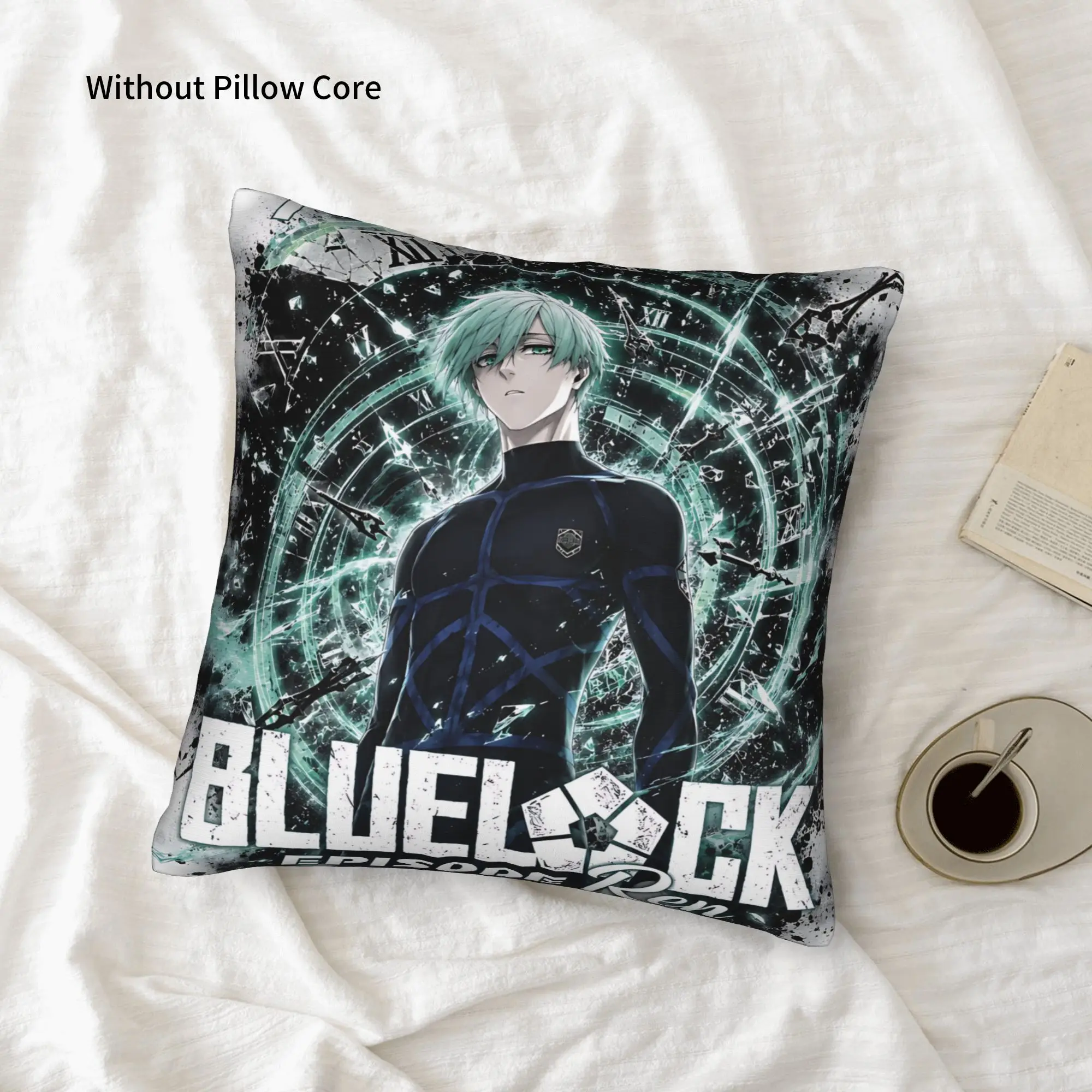 1PC Blue Lock Football Anime Pillow Case Home Decor Items Double-Sided Printing  Sofa Cushion Bedroom Bedside Pillow