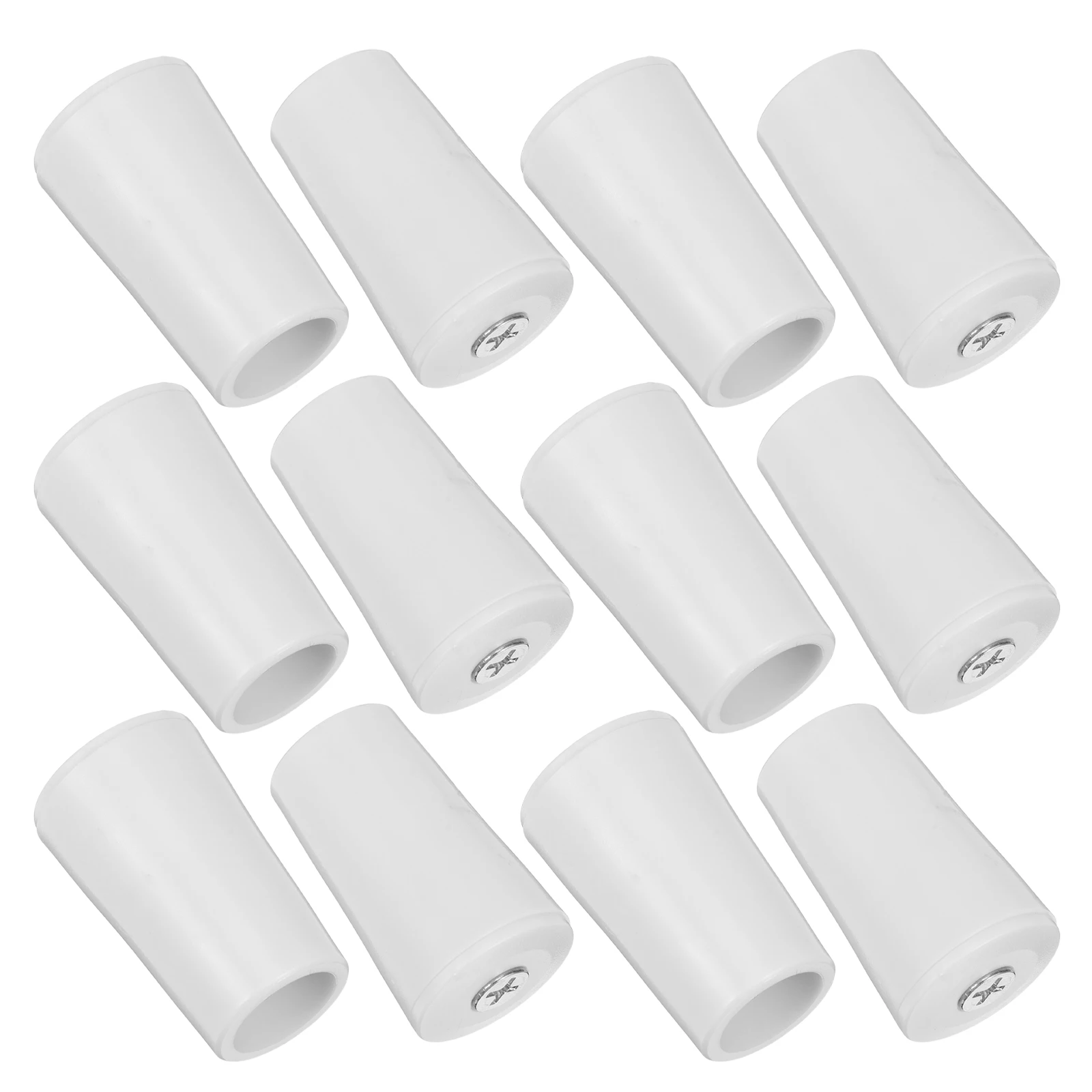 

12pcs Roller Shutter Stopper Replacement White Plastic Buffer Stopper For Roller Shutters Anti-Loosening Fastener Easy Adjust