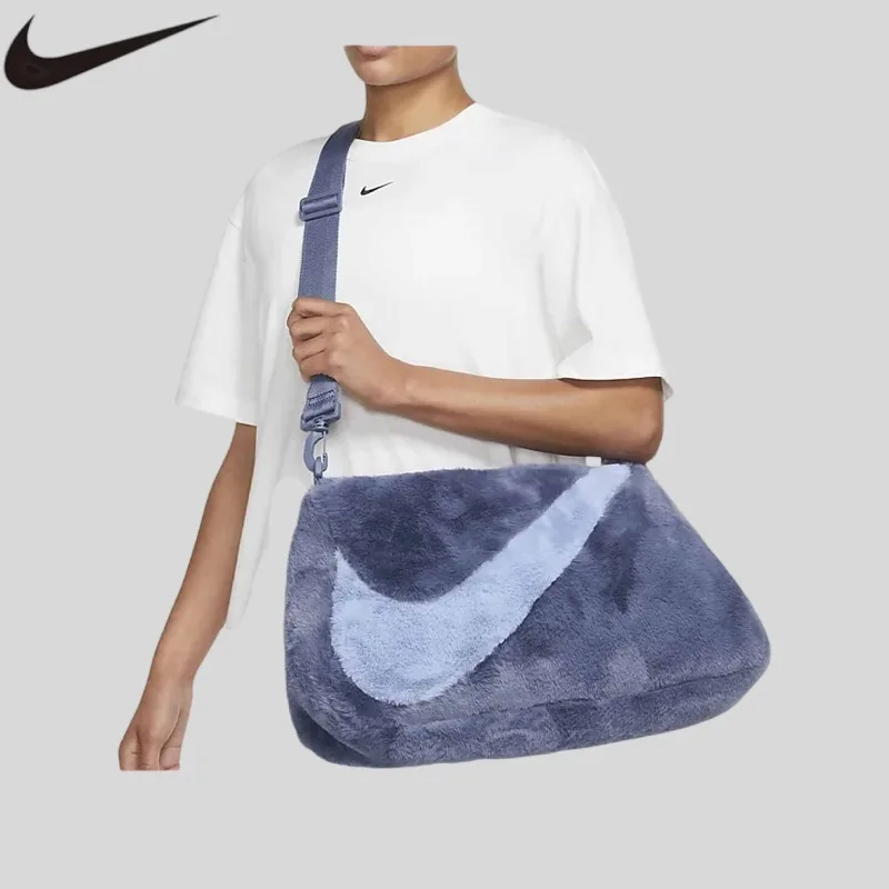 Nike New Seasonal Sports Casual Tote Bag for Men and Women, DQ5804-491