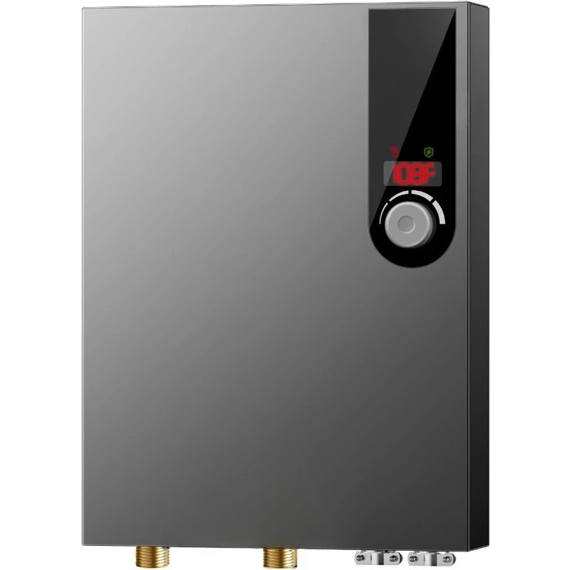 

Tankless Water Heater, 18kW 240V on Demand Instant Endless Water Heater with LED Temperature Display for Residential Wh