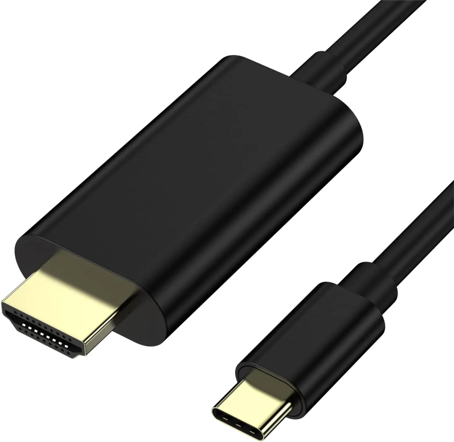 

10 шт., оптовая продажа с фабрики, кабель 4K60 Гц типа C к HDMI, высокоскоростной кабель USB-HDMI 4K60/30 Гц для ноутбука, смартфона, HDTV, MacBook