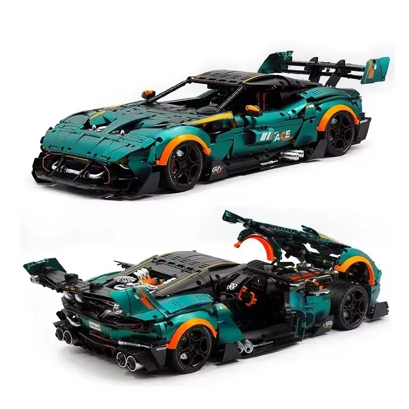 3794PCS MOC 1:8 Vulcan Bouwstenen Assemblage Technische Supercar Martin Voertuigconstructie Speelgoed voor volwassenen - afbeelding 2