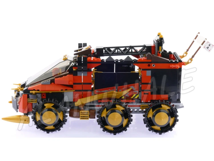 755Pcs Shinobi DB X Armored 6-wheel Vehicle Flyer Motorbike Anacondrai Gateway 10325 Building Kits toys Compatible with Bricks