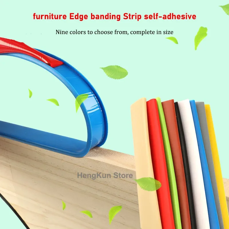 9-40 مللي متر الأثاث حافة النطاقات ذاتية اللصق مرنة على شكل حرف U لوحة خشبية حافة حامي TPE شريط مشبك ناعم