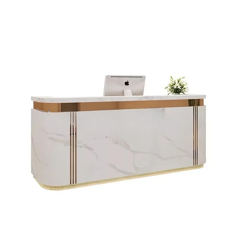 

Роскошная эстетическая стойка регистрации, современный офис, салон красоты, касса, стойка, кафедра, офисная мебель Escritorio