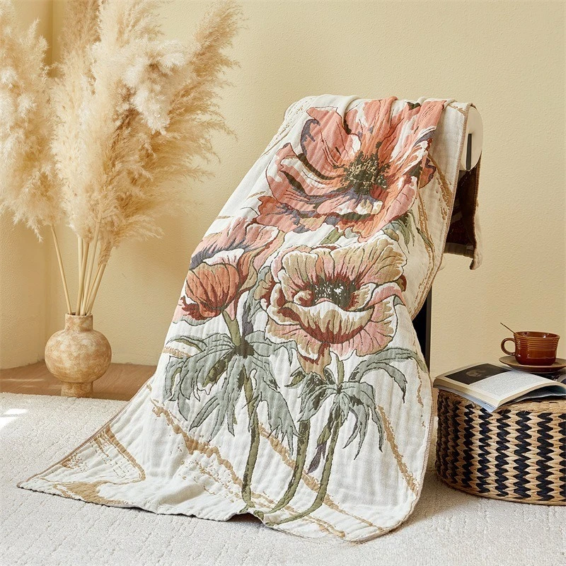 

2025 New Thick Bath Towel, Pure Cotton Gauze, Absorbent, Quick-drying, No Shedding, All-cotton Large Towel and Blanket