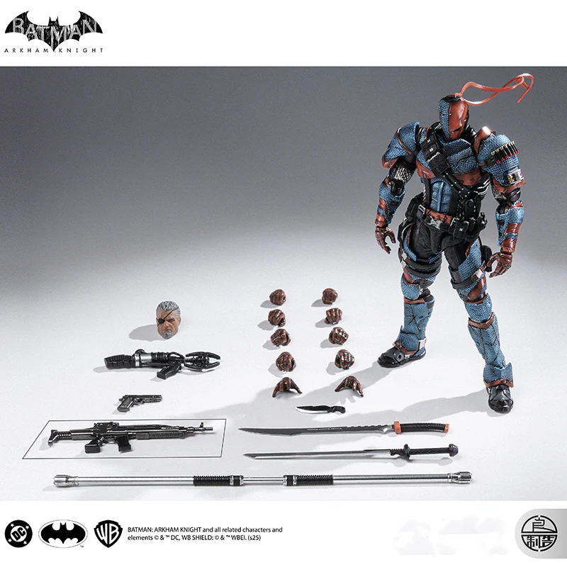 

Предварительная продажа, новая официальная фигурка Бэтмена Deathstroke Arkham Knight, шарнирная коллекционная модель премиум-класса, подарок на день рождения, игрушки