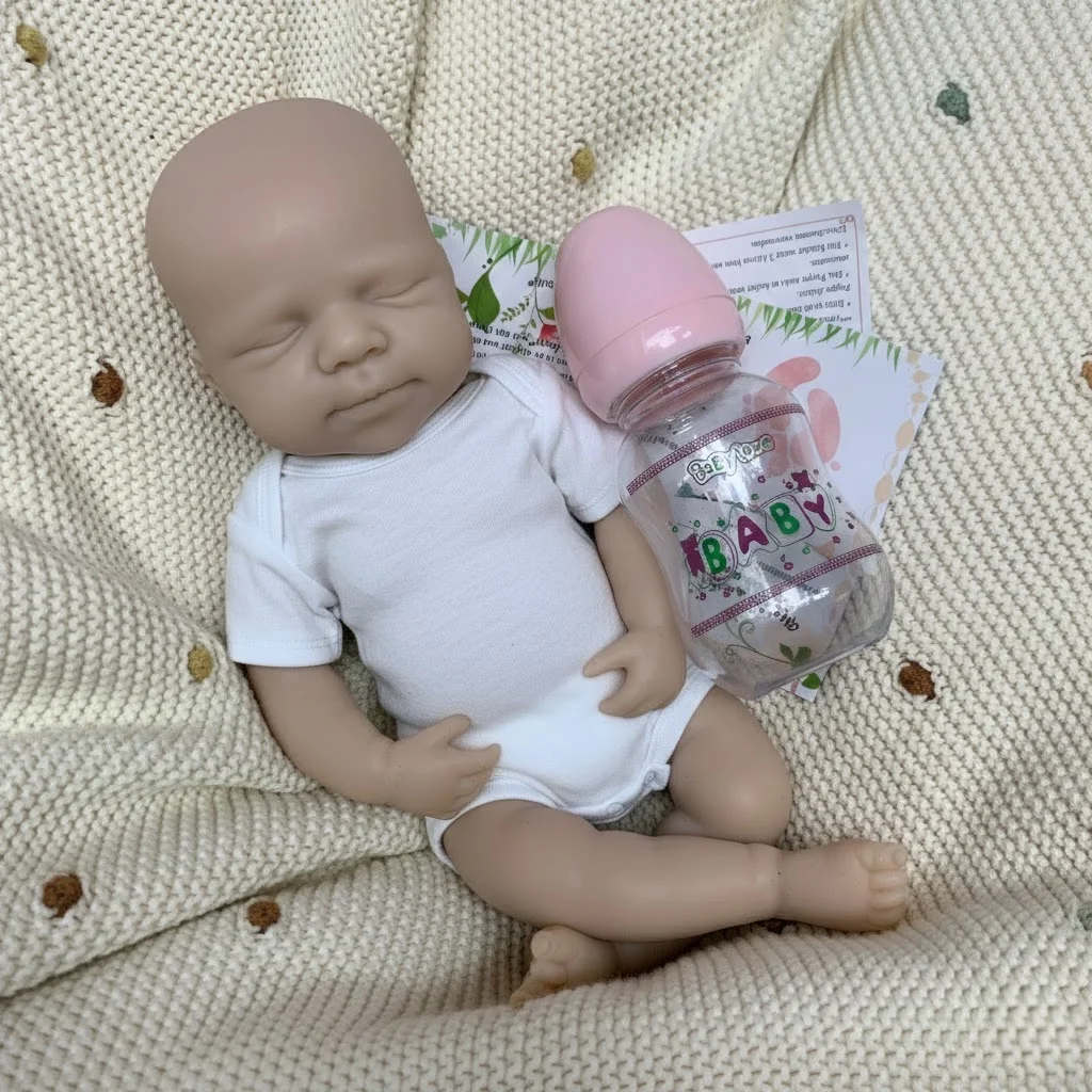 OtardDolls 33CM e 45CM Boneca Reborn Menina Pascale Pintada/Não