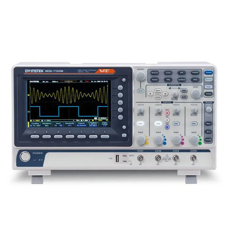 GW Instek GDS-1102B 100MHz, 2-Channel, Digital Storage Oscilloscope 4 Channels 200Mhz Oscilloscope