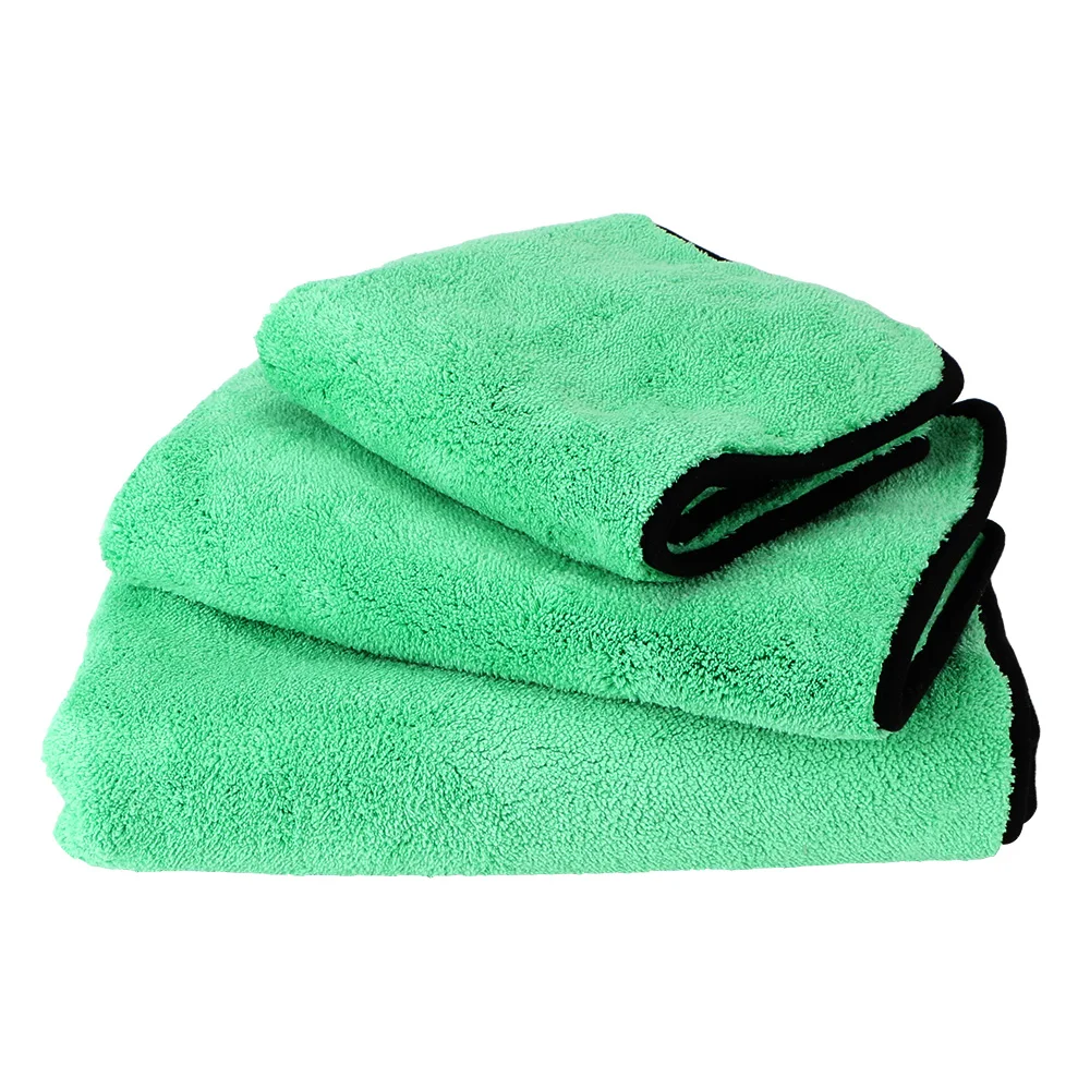 Car Wash Towel 1200GSM Soft Microfiber Strong Water Absorption Cloth Auto Cleaning Door Window Care Car Accessories