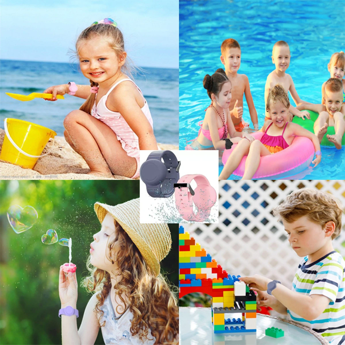 New Soft Silicone Kid Wristband for Apple Air Tag Lightweight GPS Tracker Holder Waterproof Child GPS Tracker Protector Bracelet image 3