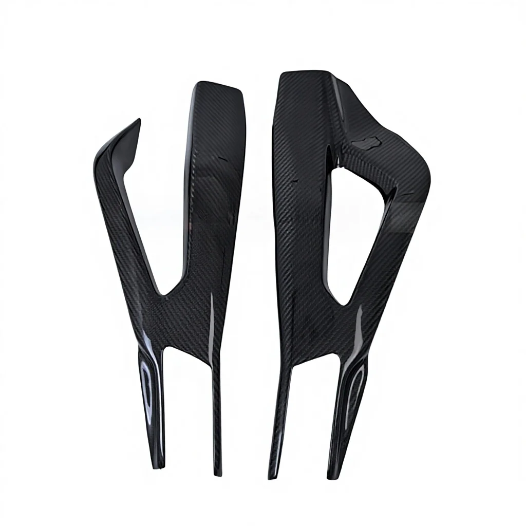 Suitable for BMW S1000RR/S1000R 20-25 Models Glossy Black Modified Carbon Fiber Rear Rocker Arm Cover Dry Carbon