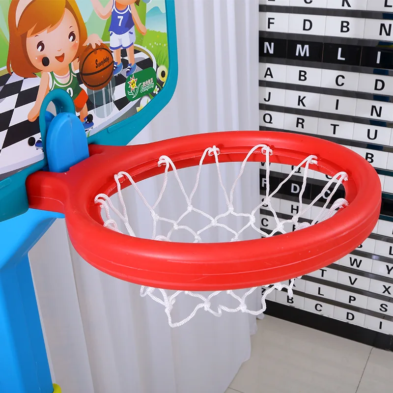 Ring Basket Mini Plastik Anak yang Dapat Dilepas dan Disesuaikan, Ring Basket Portabel untuk Balita dan Anak-Anak di Dalam Ruangan, Stand Basket Plastik untuk Bayi, Dijual