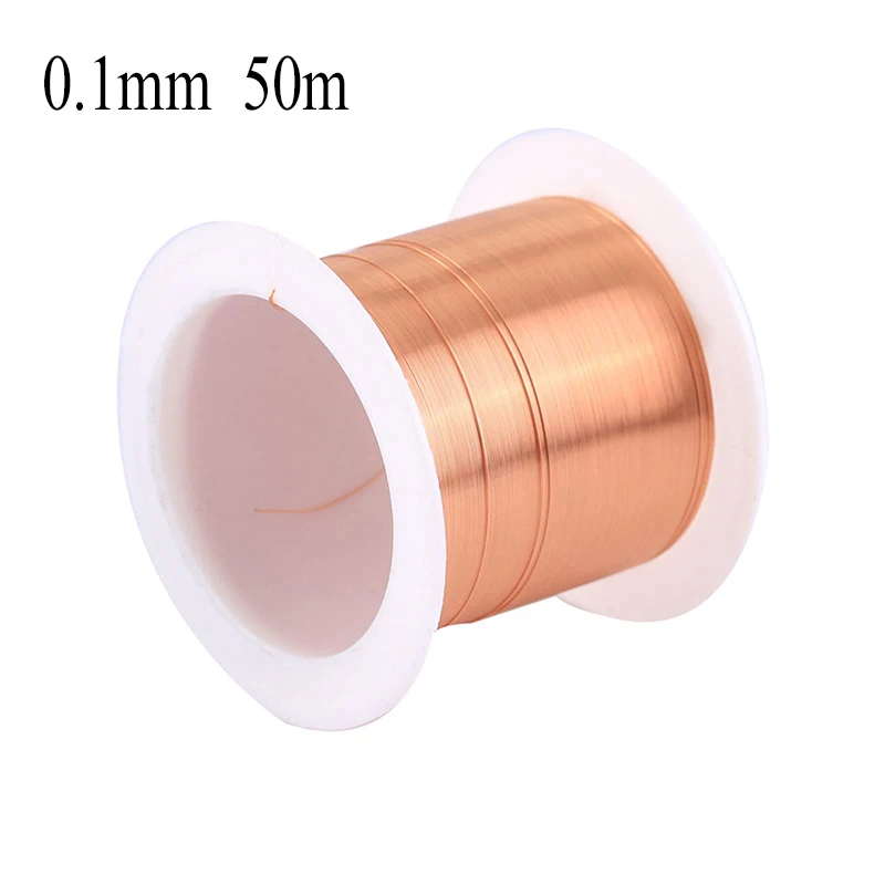 Spulen-Kupferdraht, 0,1 mm, 0,2 mm, 0,3 mm, 0,4 mm, 0,5 mm, 0,6 mm, 0,7 mm, 0,8 mm, 1,20 mm, Kabel, Kupferdraht, Magnetdraht, emaillierter Kupfer-Wickeldraht