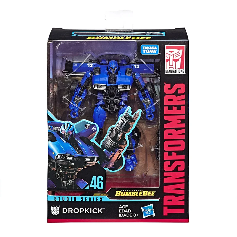 Hasbro Transformers Bumblebee Studio Series SS46 Dropkick Deluxe Class Anime Original Action Figure Model Toy Gift Collection