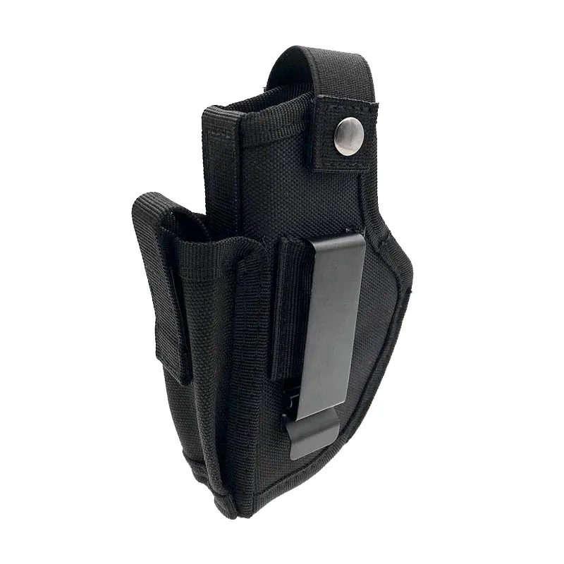 

Tactical Left / Right Hand Gun Holster Concealed Carry Nylon Holsters Belt Metal Clip Holster Airsoft Gun Bag Universal Gun