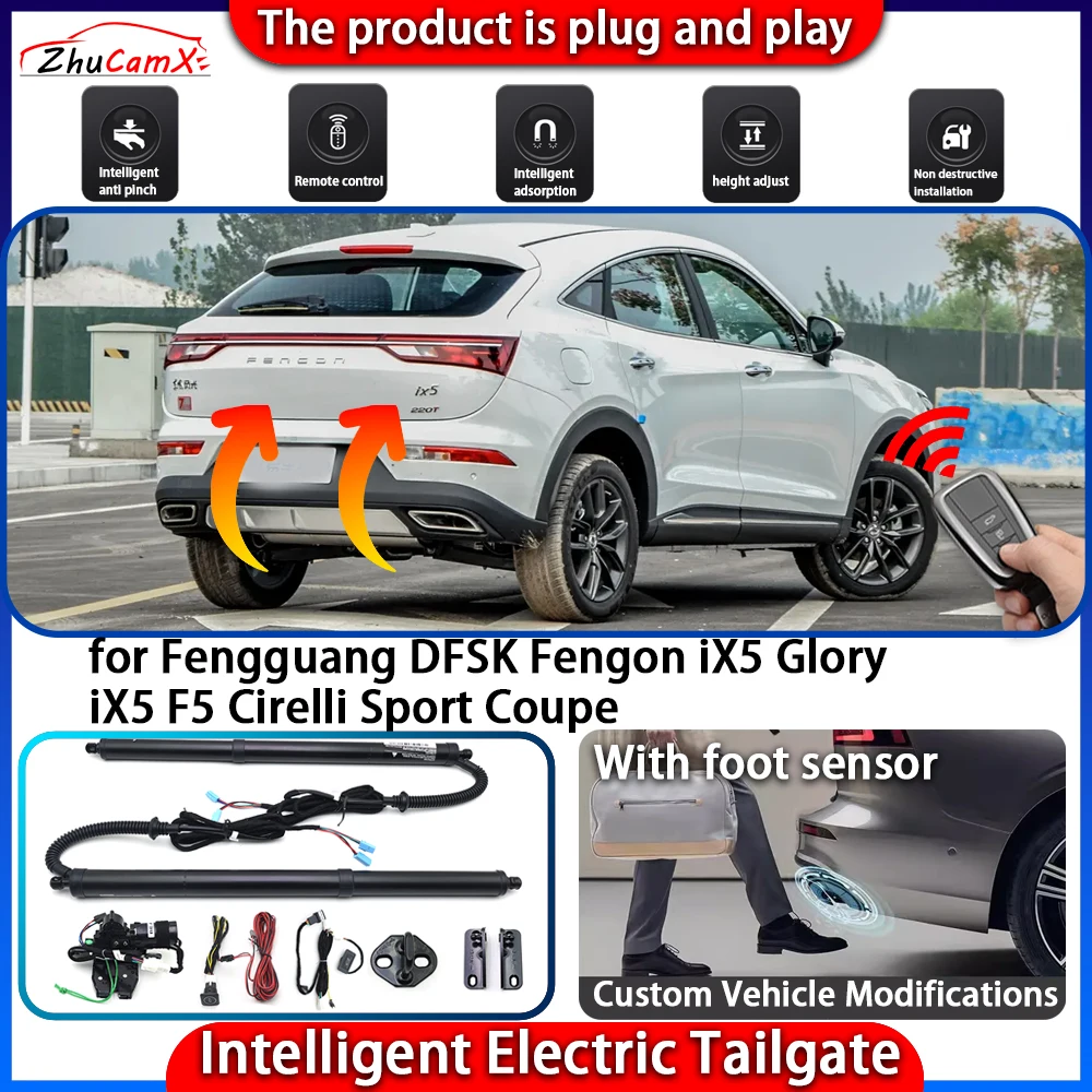 

Smart Powered Tailgate System for Fengguang DFSK Fengon iX5 Glory iX5 F5 Cirelli Sport Coup Automatic Intelligent Trunk Lift Kit